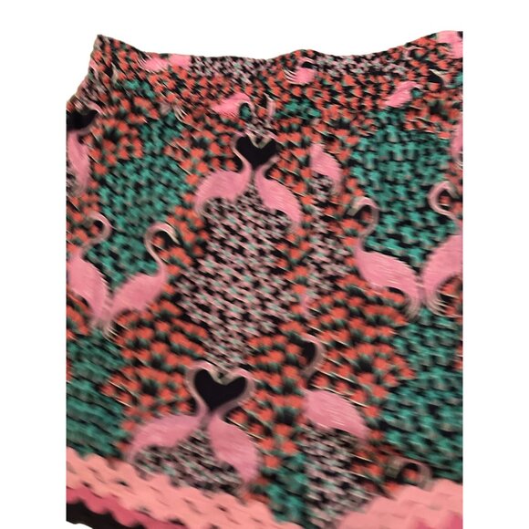 SIMPLY SOUTHERN Tropical Flamingo Casual Shorts Sz L NEW New with tags - Picture 3 of 6